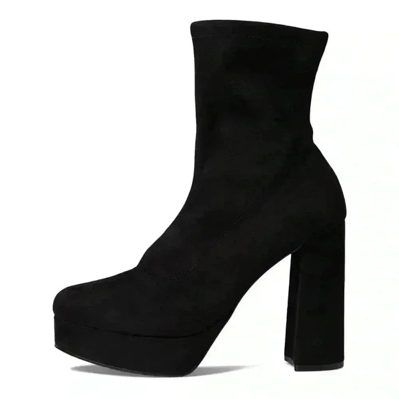 MADDEN GIRL Black Orchid  Suede Booties Size 10 M - Picture 11 of 11